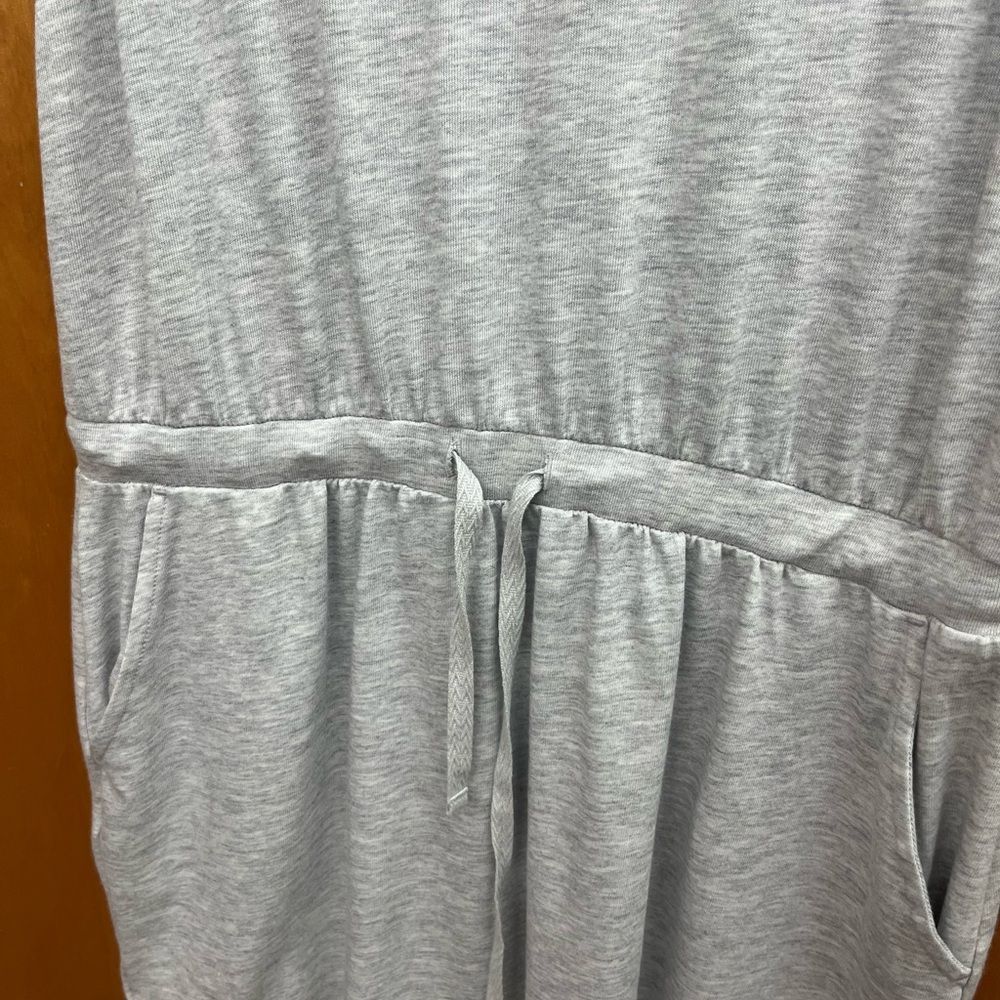 Lou & Grey Light Gray drawstring mini dress - Picture 3 of 3